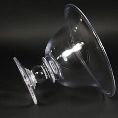 Simon Pearce Hand Blown Pedestal Centerpiece Bowl