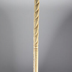 Whaler Made 8-Sided Walking Stick, mid 19th Century