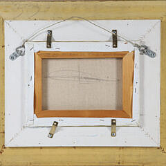 Louis Guarnaccia Oil on Canvas Landscape “Minster Lovell Hall Ruins”