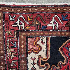 Hand Knotted Middle Eastern Oriental Scatter Rug