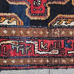 Hand Knotted Middle Eastern Oriental Scatter Rug