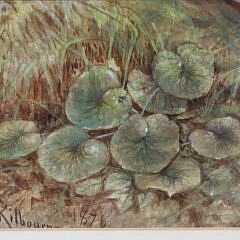 Samuel A. Kilbourne Watercolor Gouache on Paper “Striped Bass”