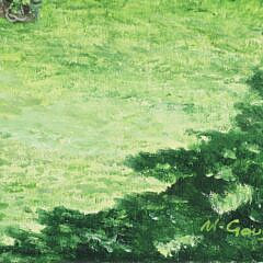 M. Goulding Oil On Canvas Portrait Of 93 Main Street “The William Starbuck House”