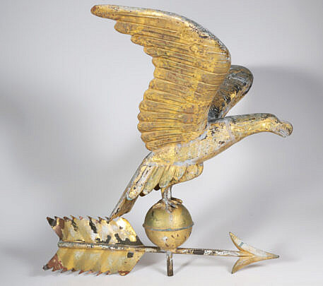 320-2058 Gilt Eagle Weathervane A 9914_6 JPG