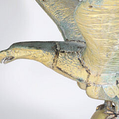 American Gilt Eagle Hollow Body Weathervane, 19th Century