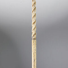 Whaler Made Fist Holding Dowel Walking Stick, early 19th Century