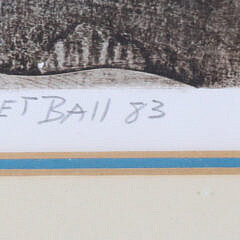 Janet Ball Limited Edition Lithograph “Fishing Boat, 83”