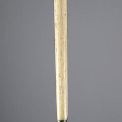 Whaler Made Fist Holding Dowel Walking Stick, mid 19th Century