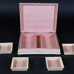 French Bone Game Box, 19th Century
