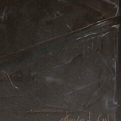 Steve Cull Folk Art Oil On Linen “On The Pillow”