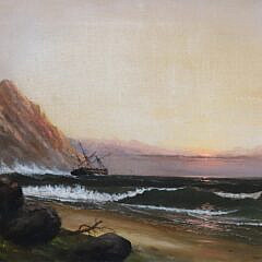 Henry Lea Tatnall Oil on Canvas “Luminous Seascape”