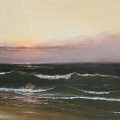 Henry Lea Tatnall Oil on Canvas “Luminous Seascape”