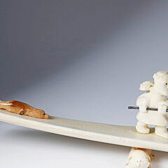 H.B. Slwooko Eskimo Carved Figural Sculpture