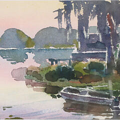 Edgar W. Jenny Watercolor “Dory”