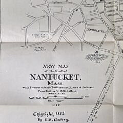 E.K. Godfrey Antique Nantucket Book, “Island of Nantucket, What it Was, and What It Is”
