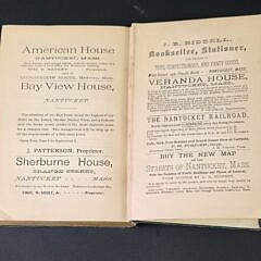 E.K. Godfrey Antique Nantucket Book, “Island of Nantucket, What it Was, and What It Is”