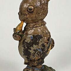 Antique Hubley Peter Rabbit Cast Iron Doorstop, circa 1920s