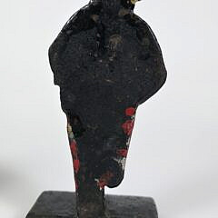Antique Cast Iron Figural Football or Rugby Player Doorstop, circa 1920s