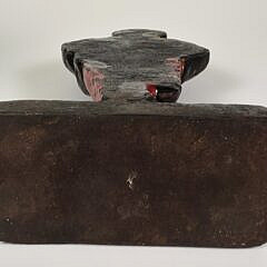 Antique Cast Iron Figural Football or Rugby Player Doorstop, circa 1920s