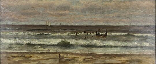 4232-955 North Shore Oil Painting A