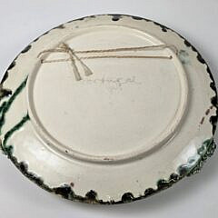 Antique Portuguese Palissy Ware Majolica Lobster Charger