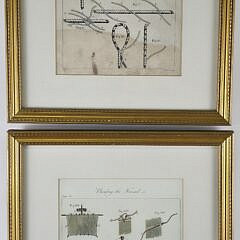 4242-955 Pair Nautical Prints A