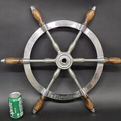 4246-955 Chrome Ships Wheel A