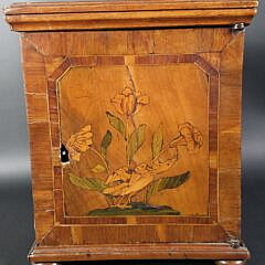 Antique English Regency Inlaid Six-Drawer Spice Cabinet, 19th century