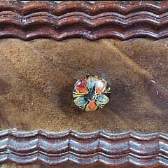 Antique English Regency Inlaid Six-Drawer Spice Cabinet, 19th century