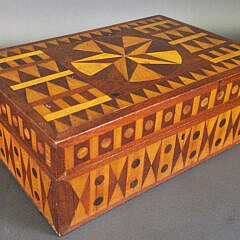 4256-955 Antique Inlaid Box A