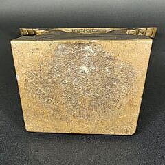 Antique American Solid Brass Naval Maritime Doorstop, circa 1920s