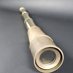 Vintage Three Draw Brass Captains Spyglass