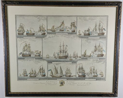 4264-955 Naval Lithograph A