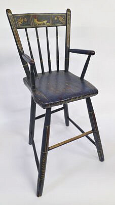 4265-955 Antique Childs High Chair A