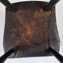 Antique Sheraton Thumb Back Windsor Childs High Chair, 19th century