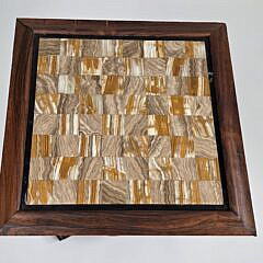 Antique Marble Specimen Game Table, 19th century