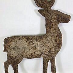 Vintage Figural Reindeer Elk Metal Weathervane