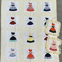 Vintage “Sun Bonnet Sue” Applique Quilt
