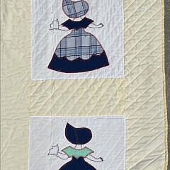 Vintage “Sun Bonnet Sue” Applique Quilt