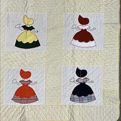 Vintage “Sun Bonnet Sue” Applique Quilt