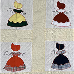 Vintage “Sun Bonnet Sue” Applique Quilt