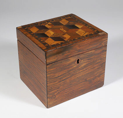 42828 Parquetry Tea Caddy A 8107 JPG
