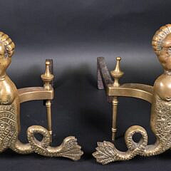 4283-955 Mermaid Andirons A