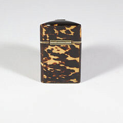 British Regency Antique Tortoiseshell Stamp Box, 19th Century