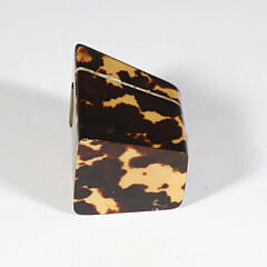 British Regency Antique Tortoiseshell Stamp Box, 19th Century
