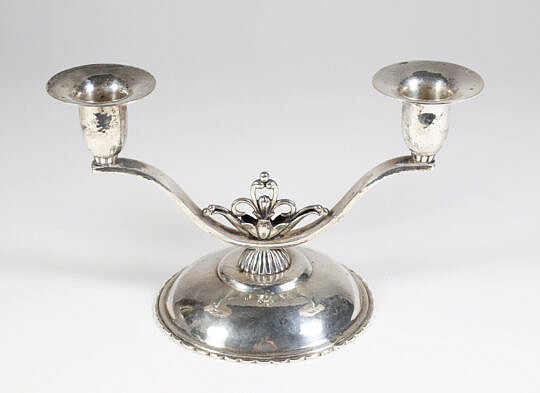 42858 Georg Jensen Sterling Silver Candelabra A 8077_2 JPG