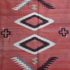 Vintage Navajo Style Carpet Weaving