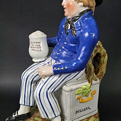 Antique English Staffordshire Figural Sailor Jug, 19th century