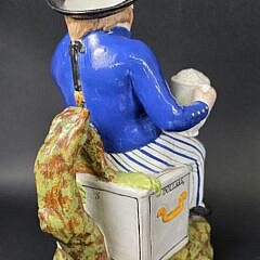 Antique English Staffordshire Figural Sailor Jug, 19th century