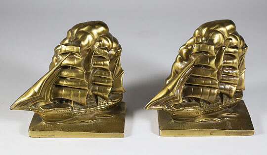 42874 Victor Design Ship Bookends A 9842_4 JPG